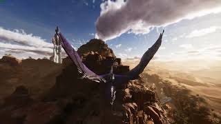 ARK Survival Ascended  Wyvern flight in Scorched Earth [upl. by Navnod]