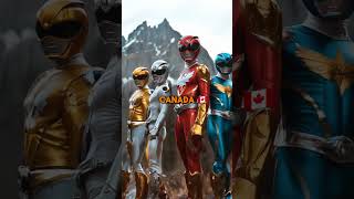 COUNTRIES AS POWER RANGERS💀 countriestransformersmidjourneymidjourneyaimidjourneyart [upl. by Adnwahs]