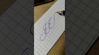 Fountain pen Signature writing and calligraphy [upl. by Audwin]