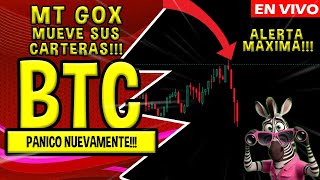 MT Gox mueve sus bitcoins  Entra y te cuento  Análisis bitcoin en vivo  btc criptomonedas [upl. by Hajile]