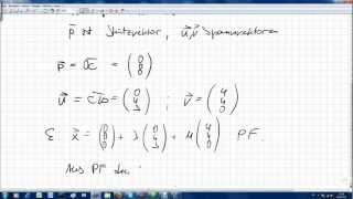 Parameterform Normalenform Koordinatenform der Ebene aus drei Punkten [upl. by Abner746]