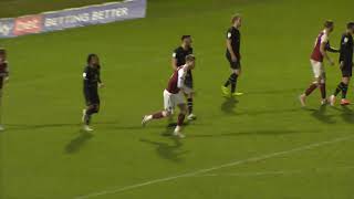 HIGHLIGHTS Northampton Town 0 MK Dons 0 [upl. by Inaj]