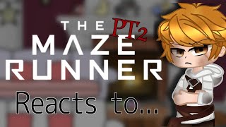 THE MAZE RUNNER REACTS TO EDITS AND THOMAS PAST AS STILES STILINSKI  PT2  LOVIVES REUPLOADED [upl. by Essa629]