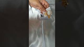 Gold earring design gold earings unboxing unboxingvideo haul haulvideo blogqueen viralvideo [upl. by Ydnil701]