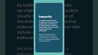 How To Explain Endocarditis  Merck Manual Professional Version [upl. by Emlyn]