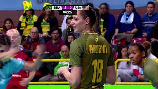 Campeonato Panamericano de Handebol Feminino 2017  Brasil x USA [upl. by Evslin]