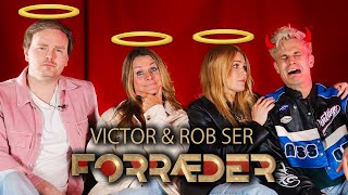 Victor griner på TV igjen og Rob blir stemt ut😭  Forræder React Ep 6 [upl. by Anitsim]