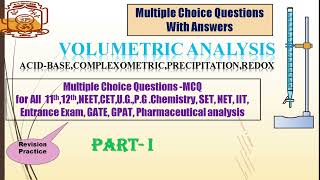 MCQ on Volumetric analysis PARTI drsuchetasinteractiveclas9804 [upl. by Raynard861]