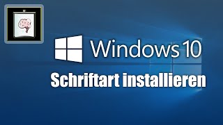 Windows 10 Schriftarten installieren  So Gehts [upl. by Yordan192]