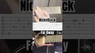 How To Play Nickelback Far Away On Guitar Tabs [upl. by Jabez]