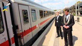 Koninging Beatrix arriveert op station Herzogenrath [upl. by Hollah287]