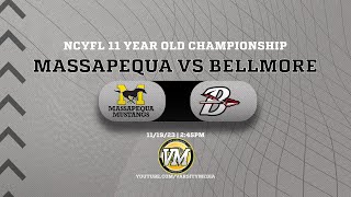 NCYFL 11 YEAR OLD CHAMPIONSHIP  Massapequa vs BellmoreMerrick  1119  245 PM [upl. by Damaris163]