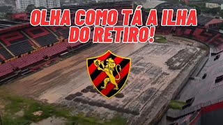 SUSTO OLHA AS IMAGENS DA ILHA DO RETIRO SPORT VAI CONTINUAR NA ARENA ATÉ [upl. by Singer119]