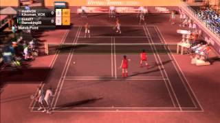 Virtua Tennis 2009 Doubles live play 2 [upl. by Lotson]