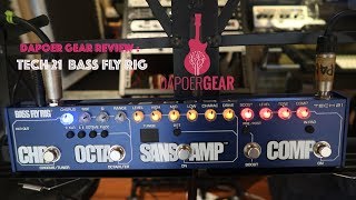 Tech 21 Bass Fly Rig  Dapoer Gear Review [upl. by Acsisnarf]