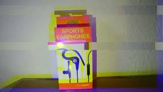 Sports earphone [upl. by Ebner]