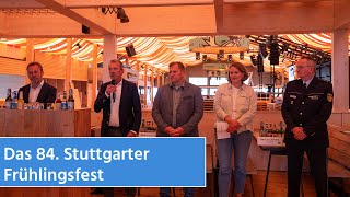 Das 84 Stuttgarter Frühlingsfest steht in den Startlöchern  STUGGITV [upl. by Nnairrehs]