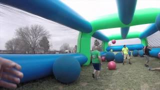 Insane Inflatable 5K El Paso 2015 GoPro View [upl. by Ecenaj]