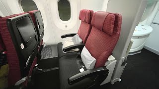 11 Hours in the World’s Best Economy Class  Japan Airlines JAL Sky Wider  LAX to NRT [upl. by Elene]