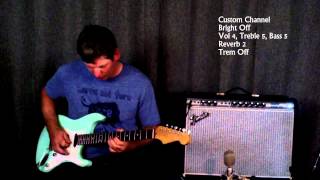 Fender 68 Custom Vibrolux Demo [upl. by Omidyar]