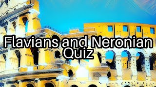 Test Your Knowledge Flavian amp Neronian Emperors Challenge 🔥 How Many Can You Answer [upl. by Hurd]