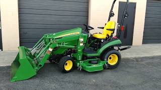 2012 John Deere 1026r Tractor H120 Loader 60quot AutoConnect Mower [upl. by Dinnie953]