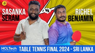 HCL Table Tennis Competition Sri Lanka 2024 Final  MaxiRobin [upl. by Adnilasor]