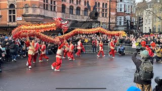 SPECTACULAR CHINESE NEW YEAR’S PARADE LONDON 2024 [upl. by Lyrem]