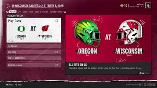 Wisconsin vs Oregon week 5 [upl. by Oulman488]