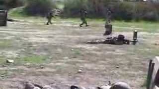 Marines train for combat using paintball rounds [upl. by Pierce]