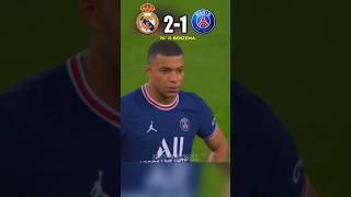 Real Madrid 🇪🇸 VS PSG 🇫🇷 UCL 2022 Mbappe Offside Benzema Aura [upl. by Kronfeld]