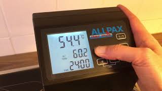 ALLPAX SV 2 Sous Vide Stick  Inbetriebnahme und Bedienung [upl. by Donia62]