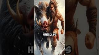 Hercules and The Erymanthian Boar A Test of Strength  AncientSagatrending history shorts [upl. by Anahsal]