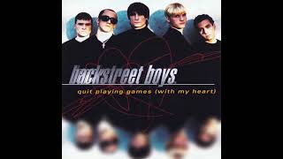 Backstreet Boys  Quit Playing Games With My Heart 1995 LP Version [upl. by Etnod]