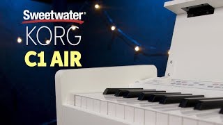 Korg C1 Air Digital Piano Review [upl. by Annaehr499]