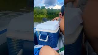 Just another day🤣🎣adventure fishing bluegillfishing intexraft boat lakelovers subscribe [upl. by Ecyned813]