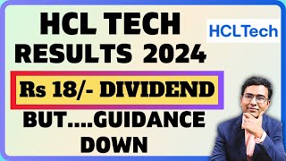 BIG DIVIDEND BY HCL TECH  HCL TECH Q4 results latest news  HCL Tech review [upl. by Eivol]