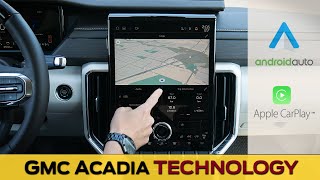 Media Screen in the GMC Acadia  Apple CarPlay Android Auto Nav and More 2024 Model [upl. by Arianie]