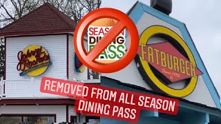 Six Flags Removed Johnny Rockets amp Fatburger from Season Dining Plan  SFGAdv Coaster Power Hours [upl. by Joya]