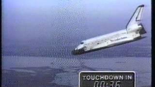 STS 41B First Landing of Space Shuttle at Kennedy Space Center Florida [upl. by Blithe572]