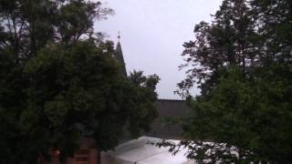 Positiver Blitzeinschlag mit starkem Donner  Gewitter 08072014 [upl. by Armilla157]