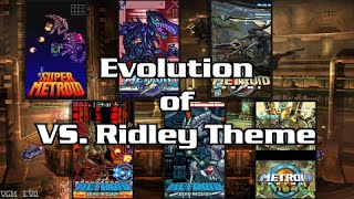 Metroid  Evolution of Vs Ridleys Theme [upl. by Dari]