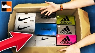 Greatest Ever Unboxing Whats In The Box Nike amp adidas Football Boots [upl. by Werdn591]