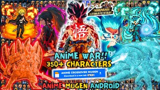 NEW ANIME Ultimate Stars Battle Mugen Android 350 Characters  Anime Mugen Android OFFLINE [upl. by Trakas592]