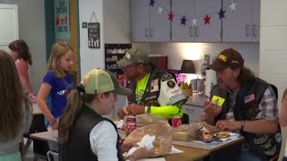 Bikers visit Montvale Elementary School [upl. by Janean]