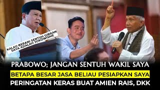 Prabowo Jangan Sentuh Wakil Saya Saya Adalah Jokowisme Peringatan Keras Buat Amien Rais DKK [upl. by Shelli691]