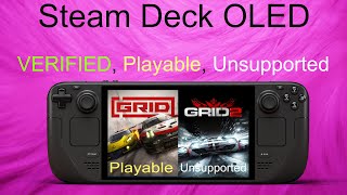 Grid grid2 steamdeckoled Games that are Unsupported do they Work techtest [upl. by Nednil]