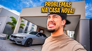 NOSSA CASA NOVA JÁ TÁ CHEIA DE PROBLEMAS 😰 OLHA O TANTO DE COISA [upl. by Lezah969]