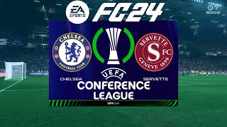 FC 24  Chelsea vs Servette  Conference League 2425  PS5 Full Match [upl. by Memberg]