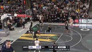 FlightReacts To LAKERS at SPURS  EMIRATES NBA CUP FULL GAME HIGHLIGHTS  November 15 2024 [upl. by Eenad433]